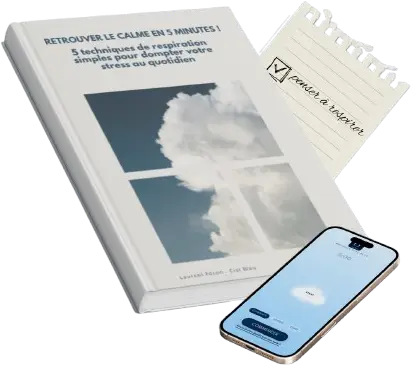 Mon ebook "5 techniques pour dompter le stress" et Timer Ciel Bleu